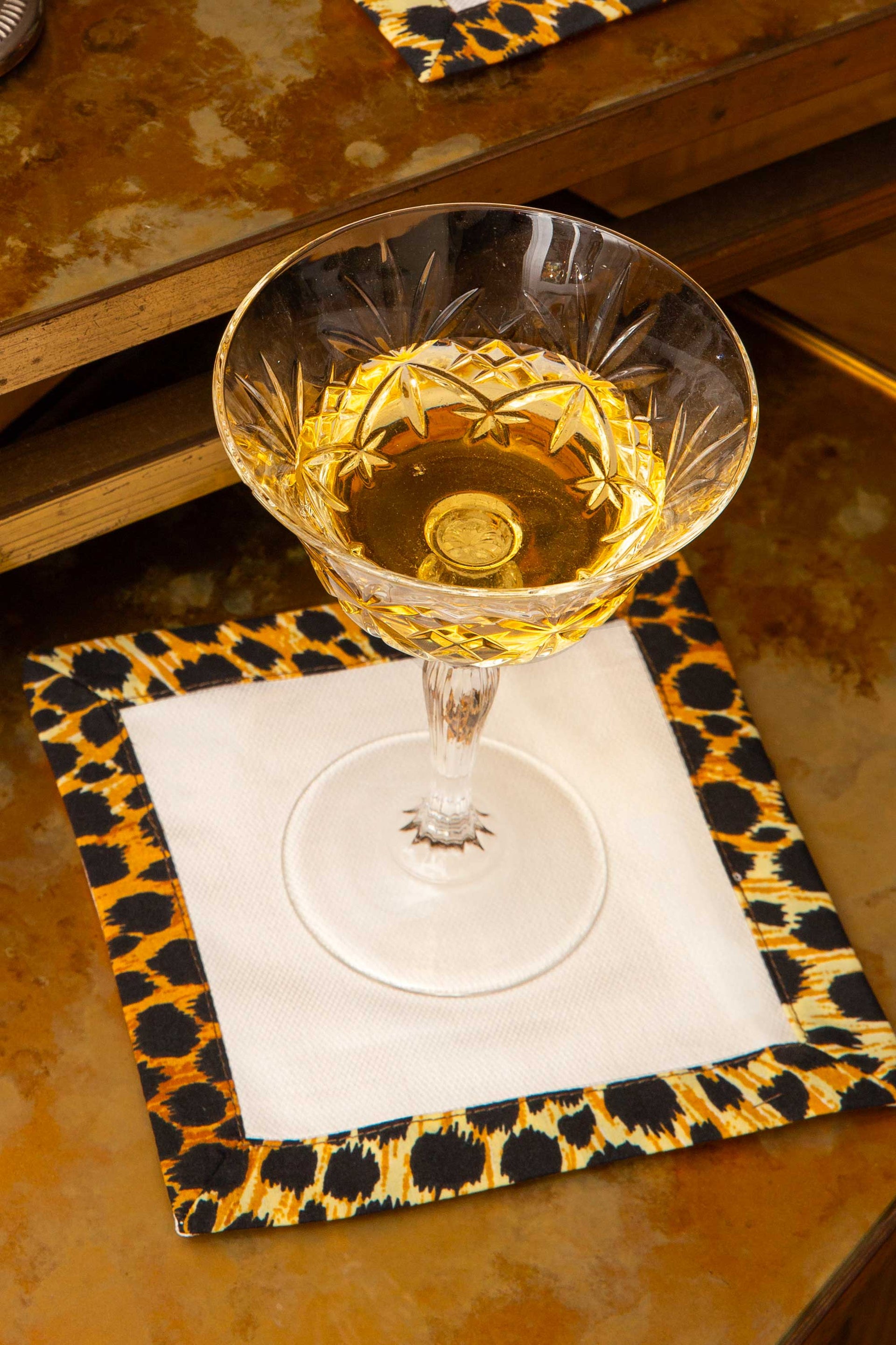 White shirt COCKTAIL napkins