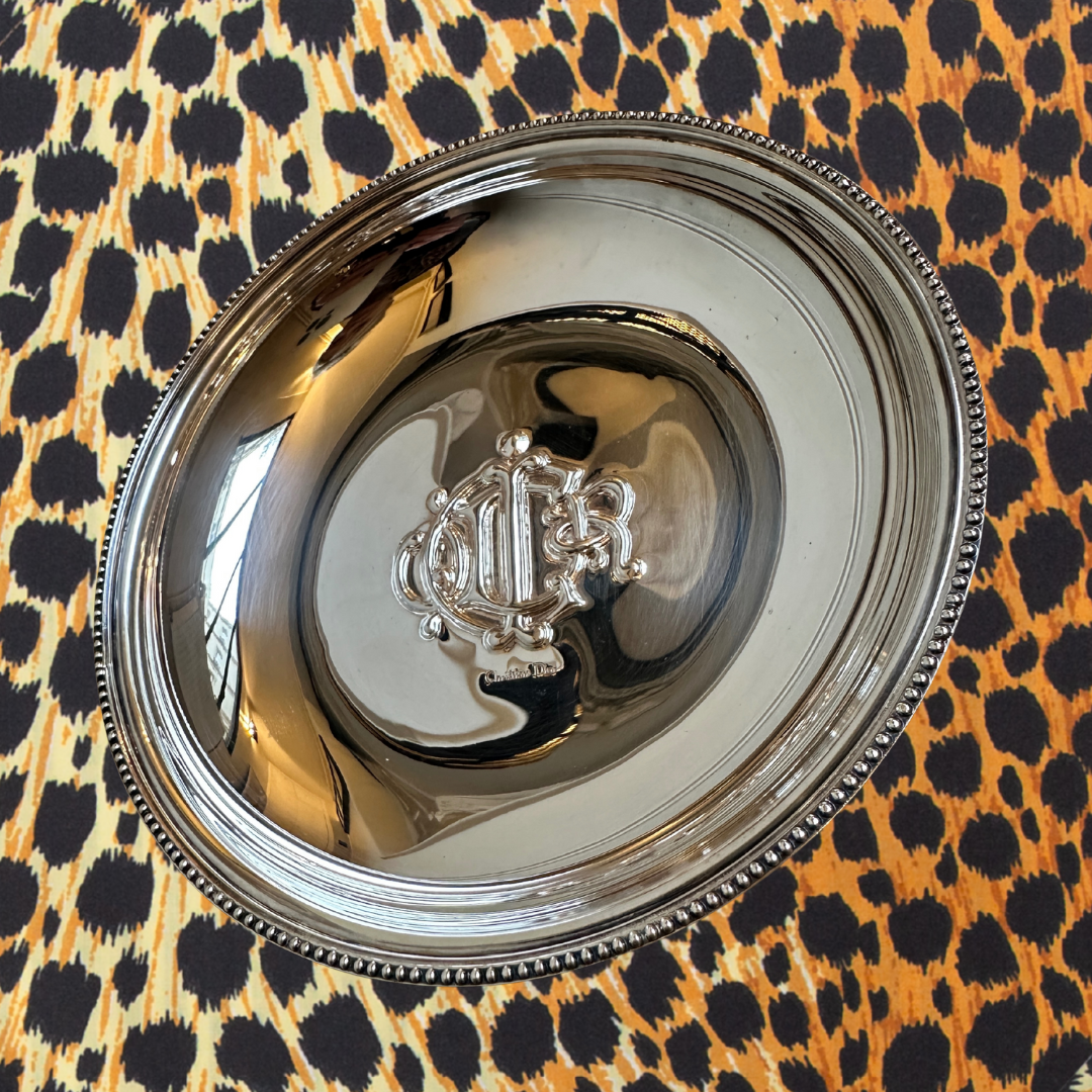 Duo plats VINTAGE monogramme Christian Dior