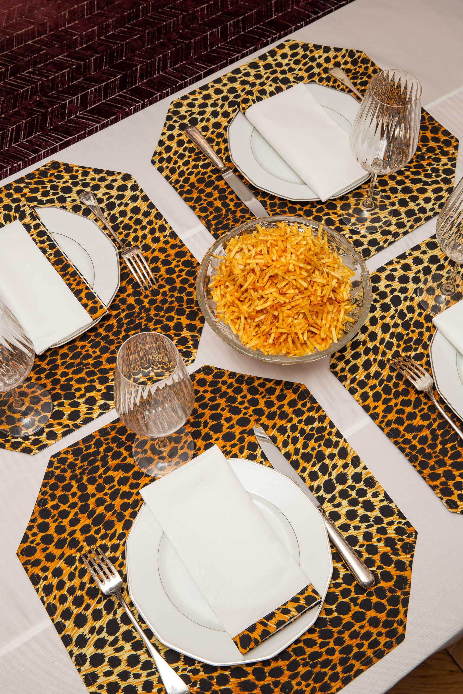 Le set de table B.J. leopard